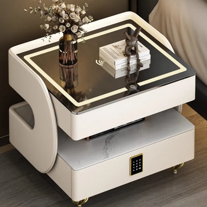 منضدة تخزين جمالية، شاحن هاتف ياباني جمالي بسيط، منضدة فاخرة وفريدة من نوعها، أثاث دي شيفيت