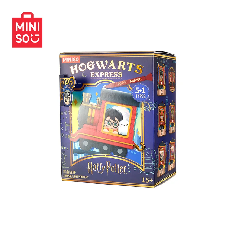 มินิโซ แฮร์รี่ พอตเตอร์ รถไฟฮอกวอตส์เอ็กซ์เพรส กล่องสุ่มฟิกเกอร์ ของตกแต่งโต๊ะ ของสะสม ของขวัญสำหรับแฟนๆ