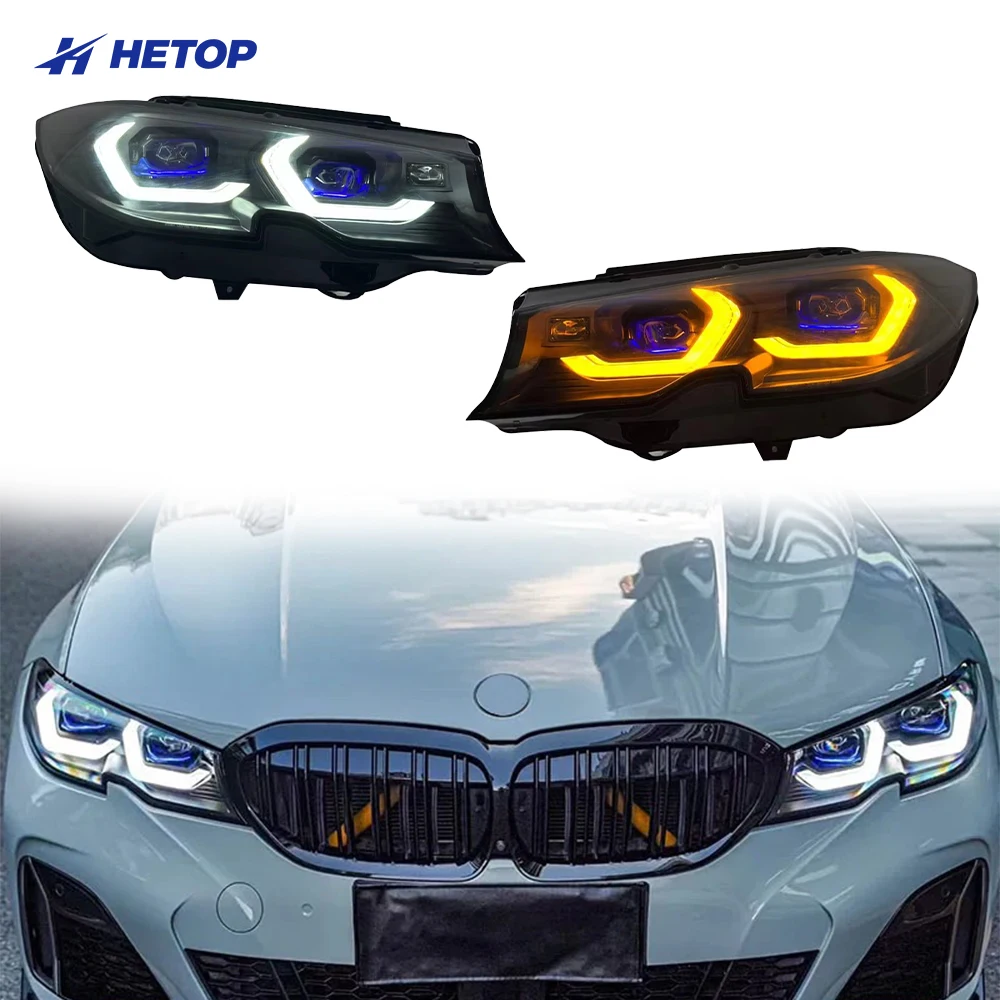 

HETOP G28 G80 G20 Pre-lci 2019-2022 Dual-color Car Lights Projector Head Lamp 320i 325i 330i DRL Front Lamp for BMW Headlight
