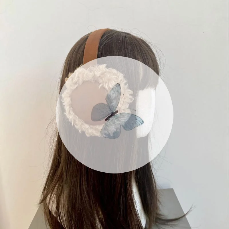 الخريف والشتاء غطاء للأذنين الدافئة للنساء في الهواء الطلق ركوب الدراجات سميكة الباردة واقية غطاء للأذنين الجلد المدبوغ كرة لولبية أفخم غطاء للأذنين الشتاء