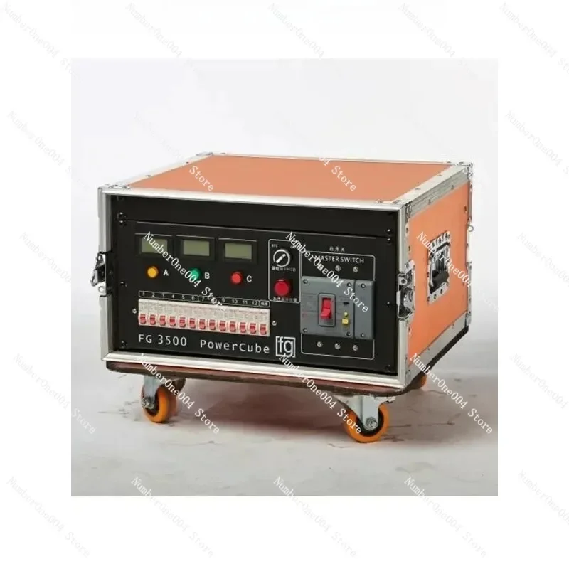 

12-way Stage Power Box Distribution Box Leakage Protection Large-screen Lighting and Audio Distribution Cabinet Controller