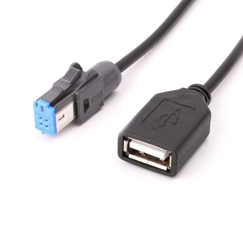 4-pin Car USB Cable Adapter Extension Cord For Teana o Rad