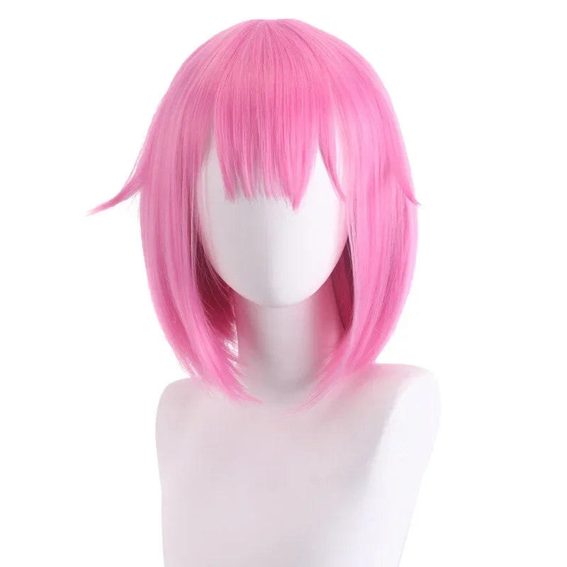 Ootori EMU cosplay wig anime project Sekai colorful stage! EMU short pink heat resistant synthetic role play wigs wig cap