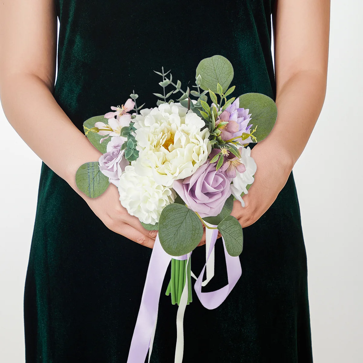 

Свадебный букет для невесты, подружки невесты, искусственные цветы, шелковый букет для свадьбы, выпускного вечера, букет для свадьбы