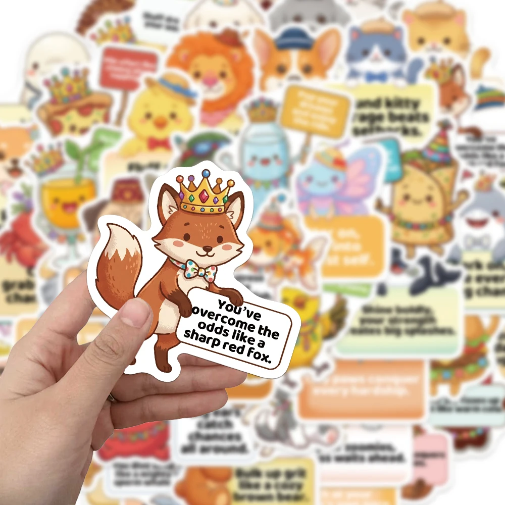 50/100PCS Creative Small Animal Stickers Exquisite DIY Account Notebook Phone Case Water Cup Personalized Stickers