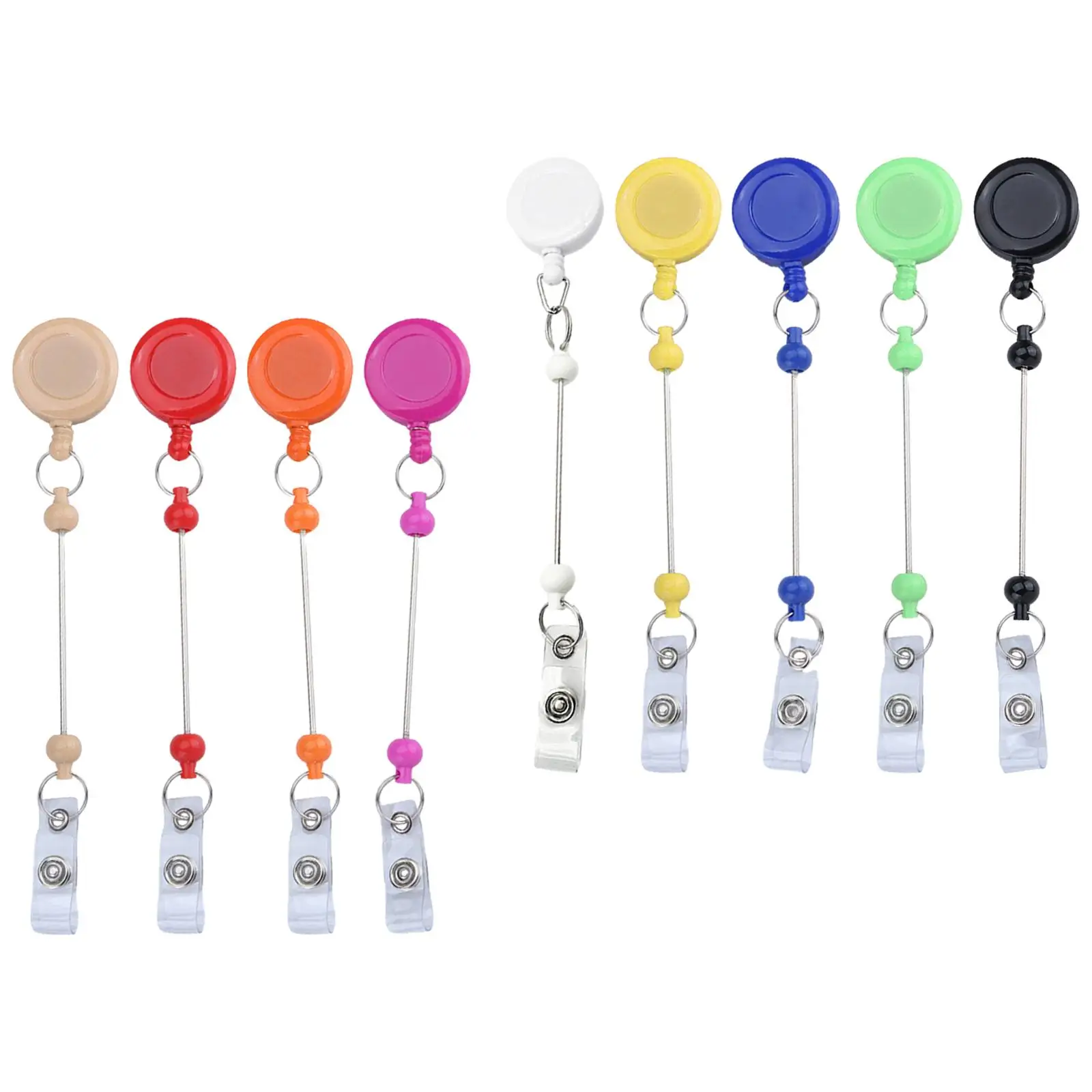 男性と女性のための格納式バッジホルダー、看護、週ギフト、ID名ホルダー、医師、オフィスワーカー、工場ワーカー、9個