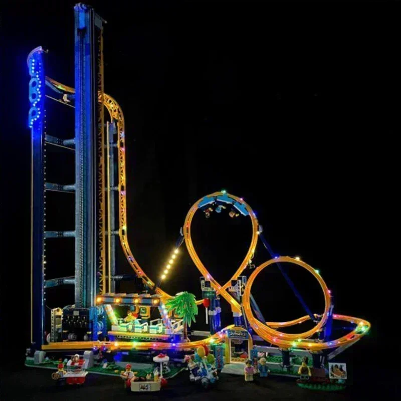 Lumières Led avec moteur boucle dessous de verre Compatible 10303 enfant bricolage modèle jouets anniversaire cadeaux de noël