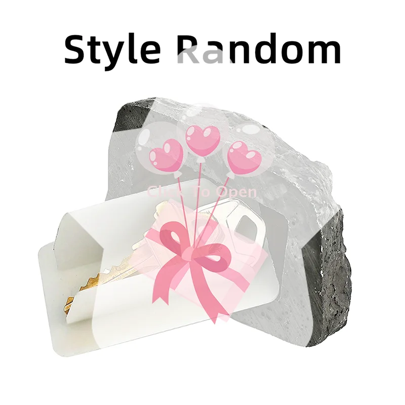 Resin Stone Key Box, Fake Rock Simulated Stone Key Box, Hidden Key Outdoor Waterproof Key Hidden Safe Storage Lock Box Lock Box