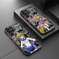 Yu Gi Oh Anime Fashion Cool Frosted Translucent For Samsung Galaxy S24 S23 S22 S21 S20 FE S10 S9 S8 Plus Ultra Pro 5G Matte