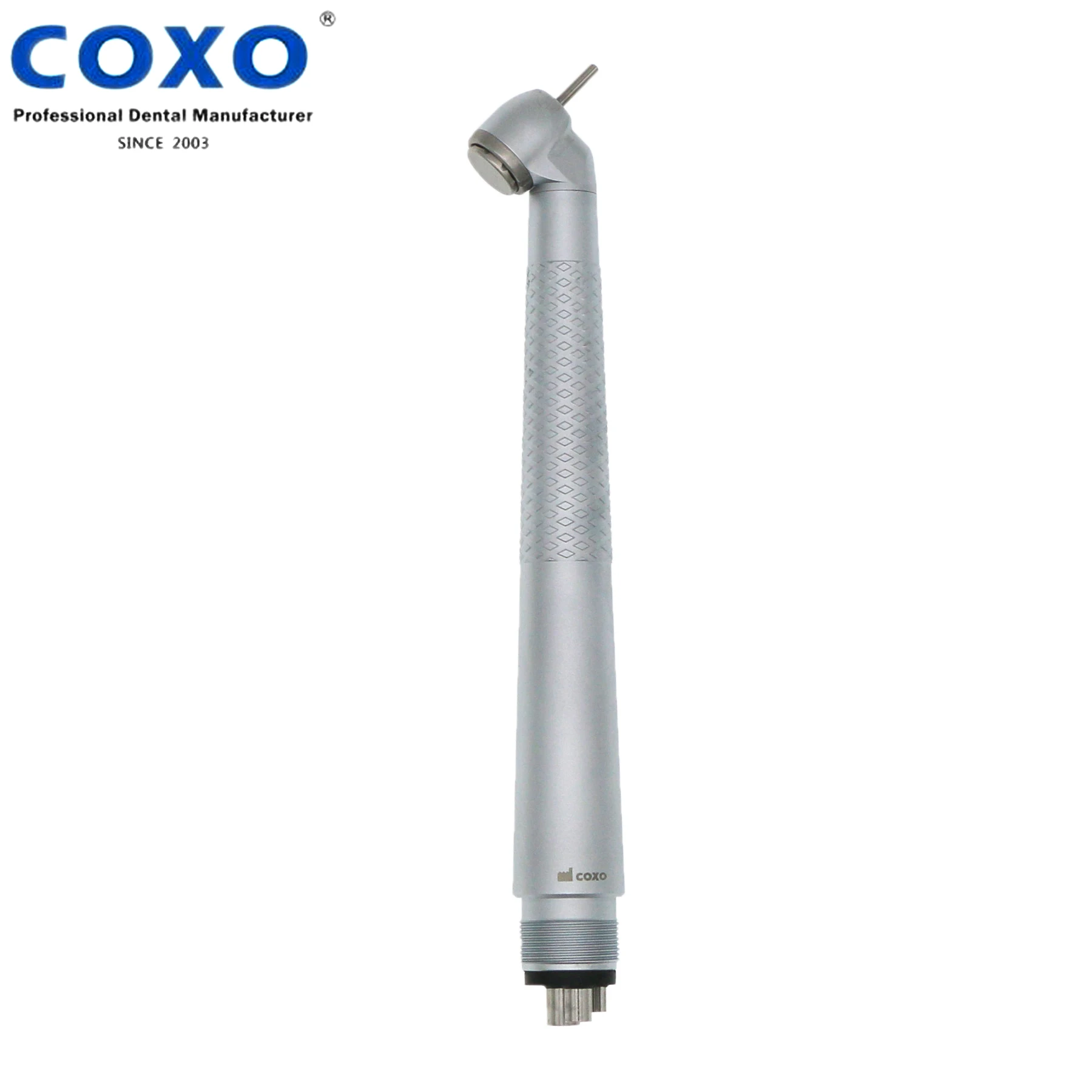 COXO Dental 45° LED Fiber Optic Surgical Turbine High Speed Handpiece Single Water Spray fit KaVo MULTIflex