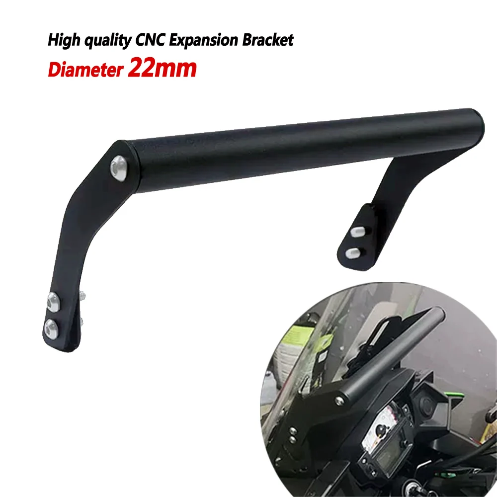 

For 2015-2022 Kawasaki versys 650 versys650 expansion bracket mobile navigation bracket GPS crossbar expansion bracket