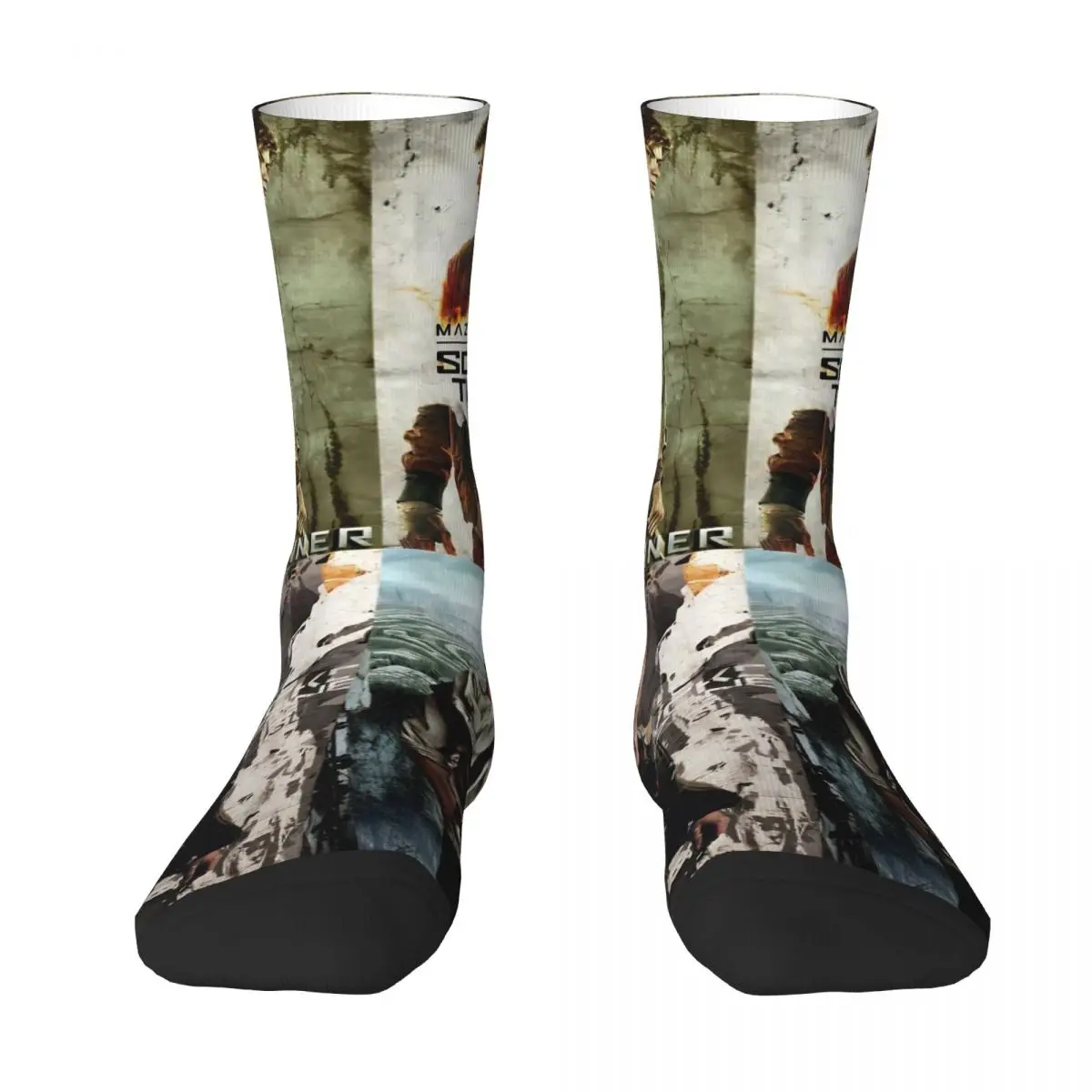 المتاهة عداء الأمريكية الخيال العلمي فيلم جوارب زوجين الجوارب جودة جوارب بأشكال مضحكة الخريف في الهواء الطلق مكافحة زلة الجوارب هدية #2