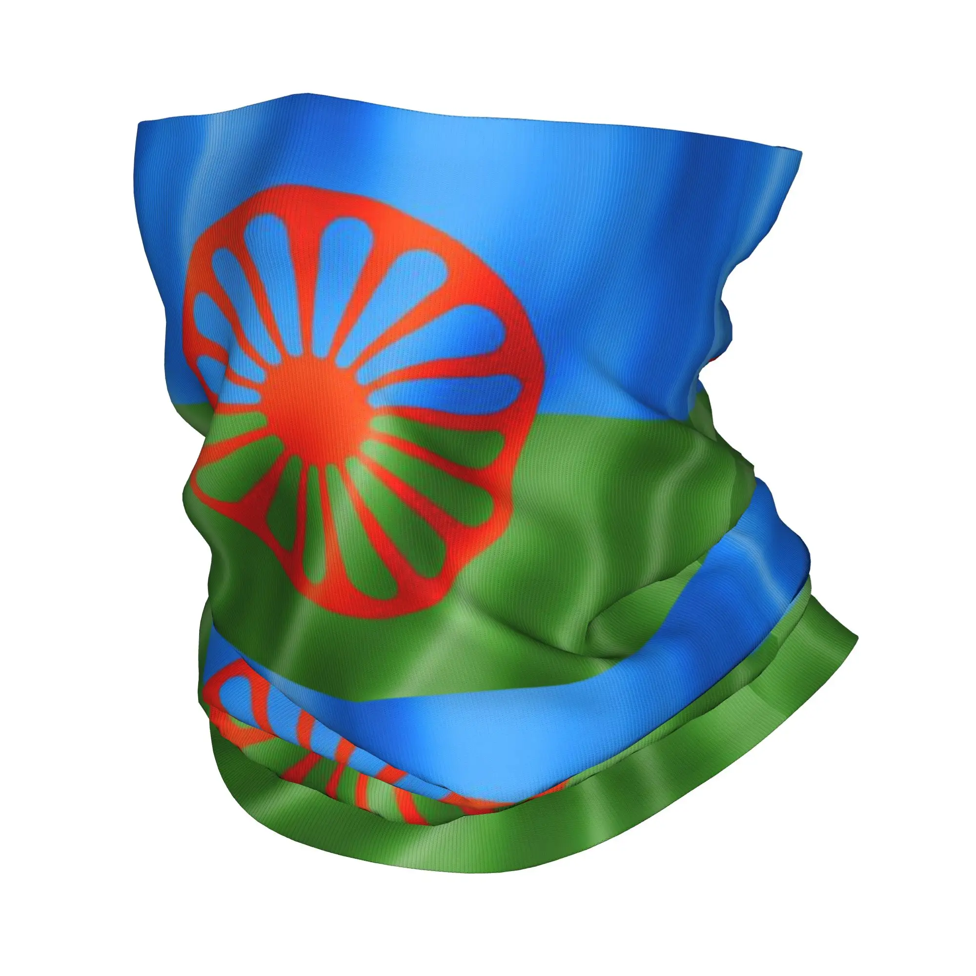 

Цыганский флаг Romani People бандана, гетры с принтом, шарф, многофункциональный головной убор для бега для мужчин, женщин, взрослых, моющийся