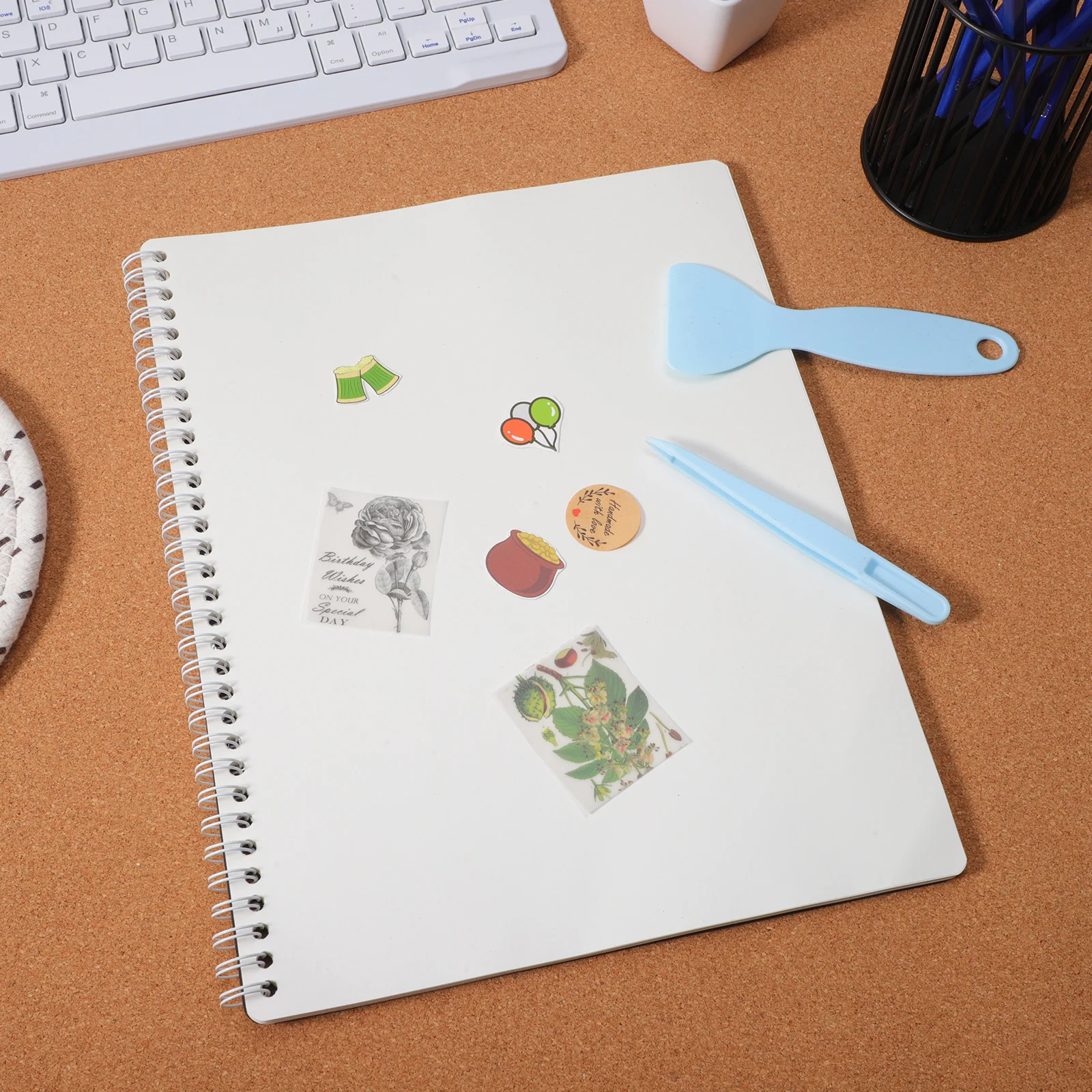 

Sticker Collection Album Large Reusable Book Organizer with Tools for Kids and Adults Creative Display Sticker Storage Organizer