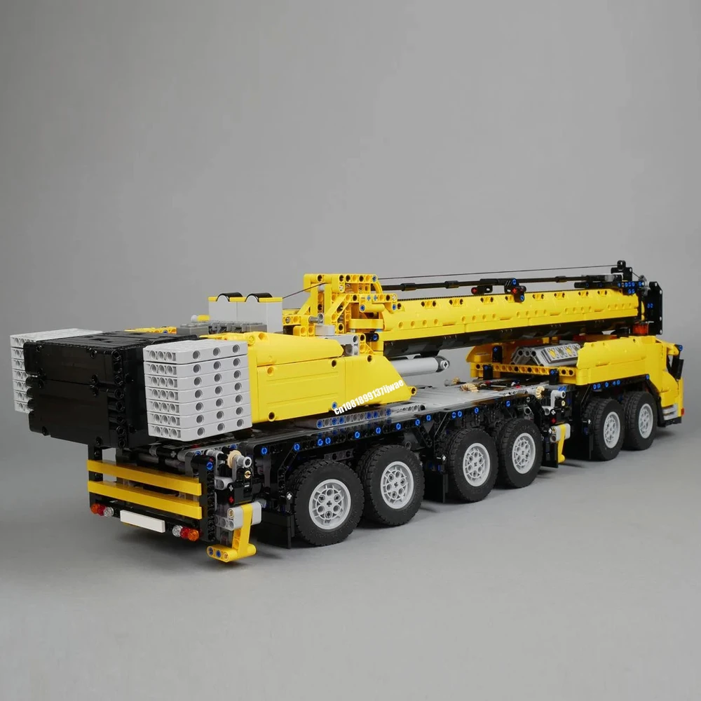 NEW 3593PCS MOC city Engineering Series Grove GMK6400 Mobile Crane model DIY creative ideas child Toy Gift Technology Blocks