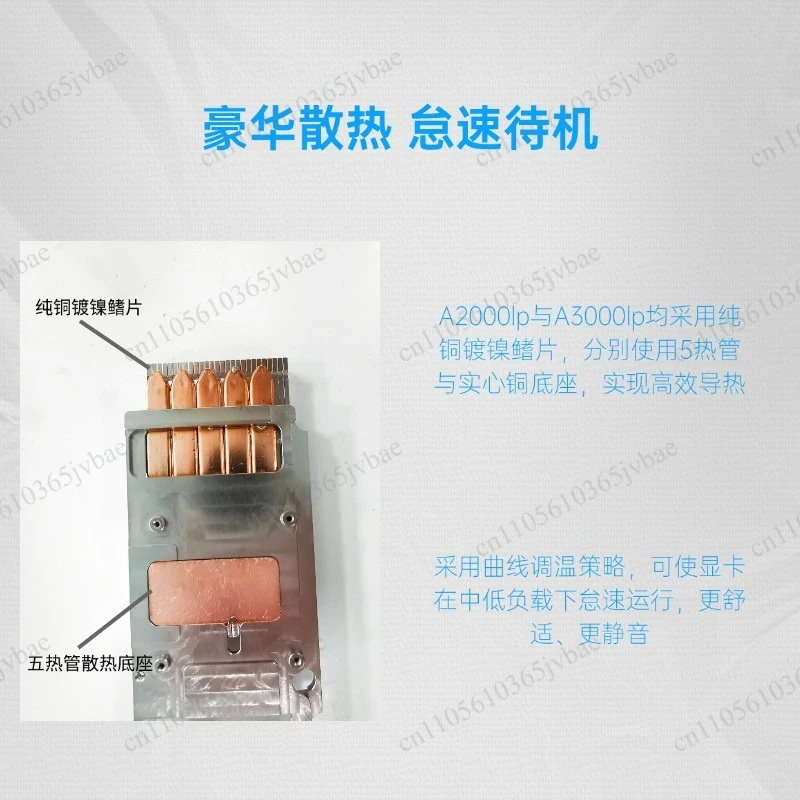 Suitable for A2000 A3000 12GB Single-slot Half-height LP Graphics Card for Drawing and Modeling, AI Computing Graphics