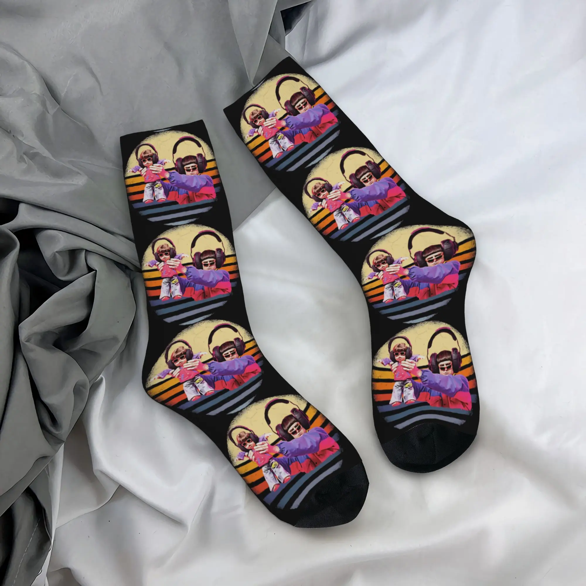Winter Warm Funny Men's Women's Oliver Tree American Rapper Socks  Sweat Absorbing Skateboard Socks