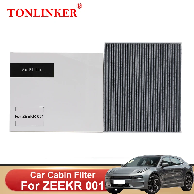 TONLINKER Car Cabin Filter For ZEEKR 001 Station Wagon 100kWh 86kWh 2021 2022 2023 2024 Activated Carbon Filter Car Accessories