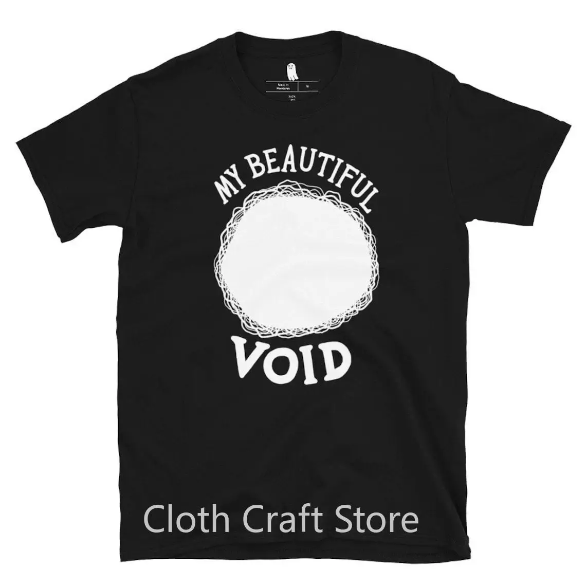 My Beautiful Void Tee Sid Spidersnake Depression Nihilism Odd Mental Health Weird Introvert Short-Sleeve Unisex