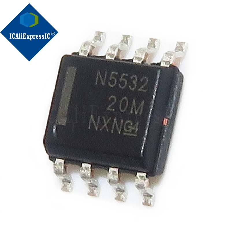 10pcs/lot NE5534DR NE5534 NE5532DR NE5532 SOP-8 Audio single operational amplifier chip IC In Stock