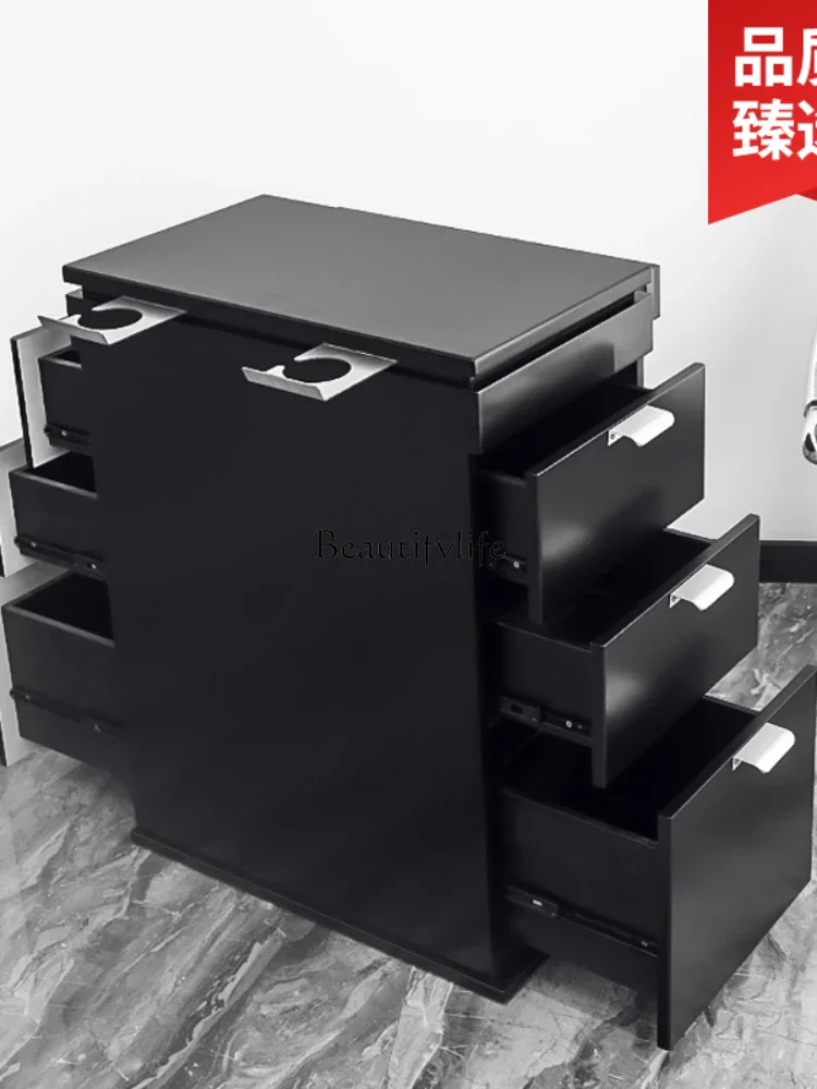 Barber Shop Tool Cabinet Tool Table Storage Rack Drawer Cabinet Multifunctional