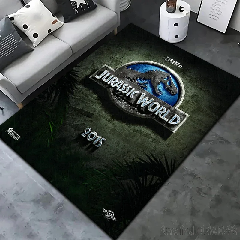 Film Jurassic Park Cartoon Rug Carpets 120x160cm Decor for Living Room Children's Bedroom Sofa Bathroom Kids Floor Mat