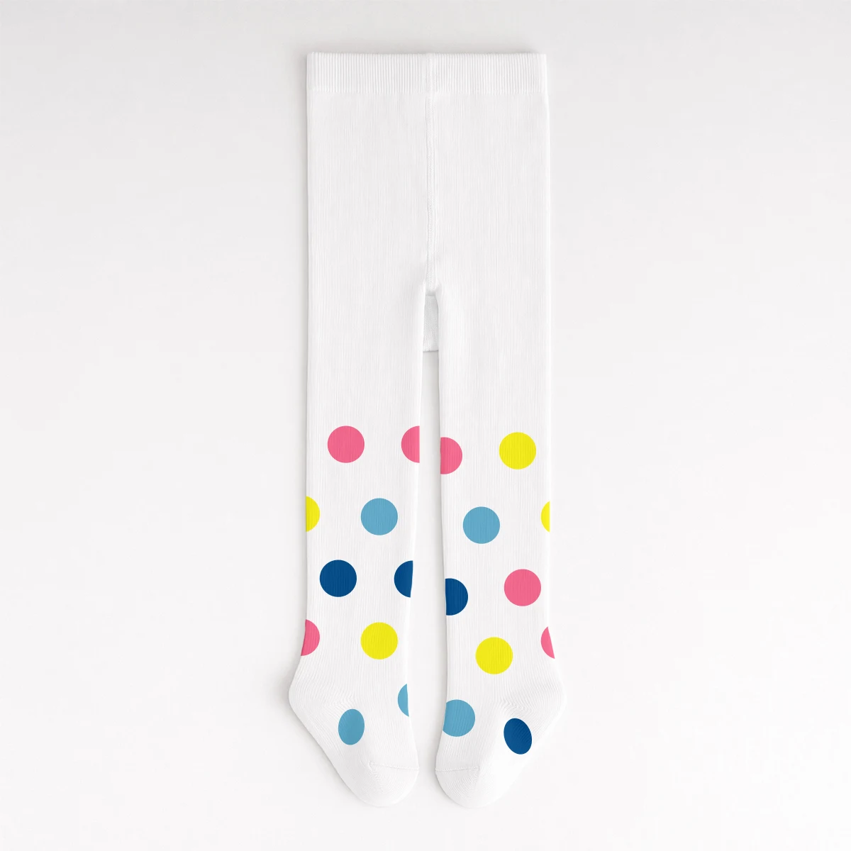 1 PC Kids' Tights Girls Tights with colorful Stripe and Polka Dot Patterns, Suitable for Children's Daily Outfits and Wearable a