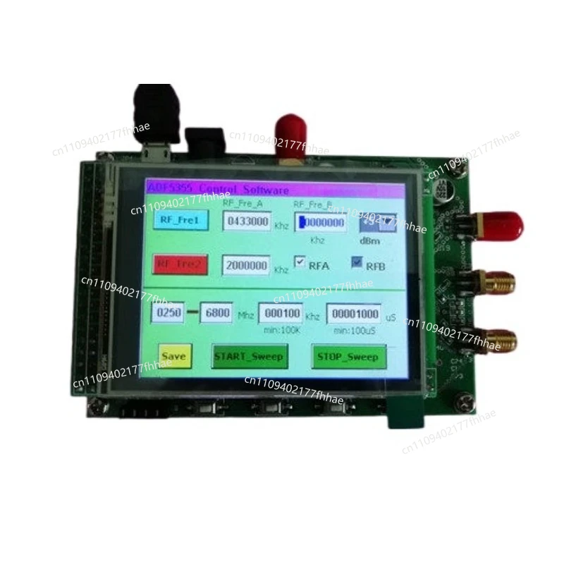 

ADF5355 Module, Touch Color Screen, Sweep Signal Source VCO Microwave Frequency Synthesizer