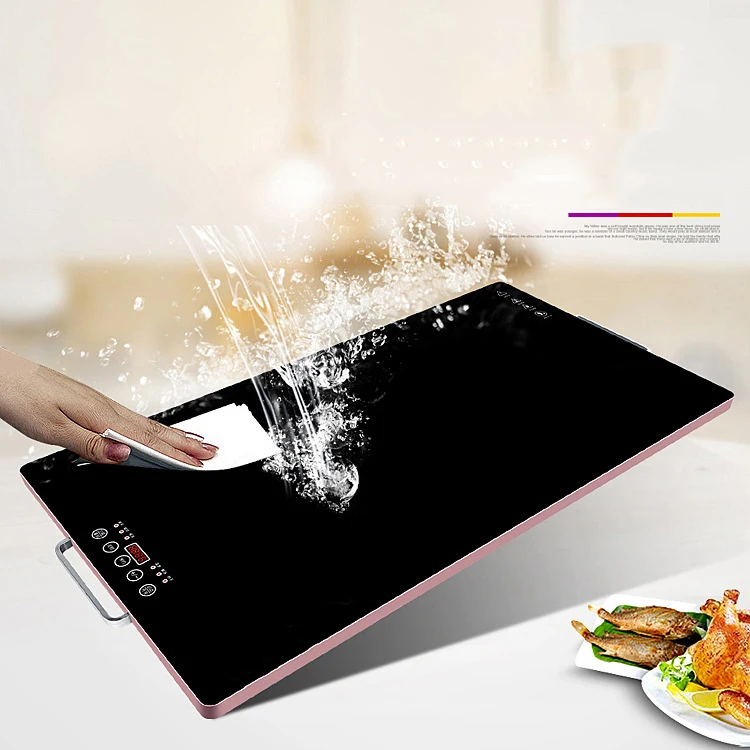 Food Insulation Board Warming Tray Warmer Board Household Thermostat Electric Hot Plate Warm Cutting Board Touch Screen