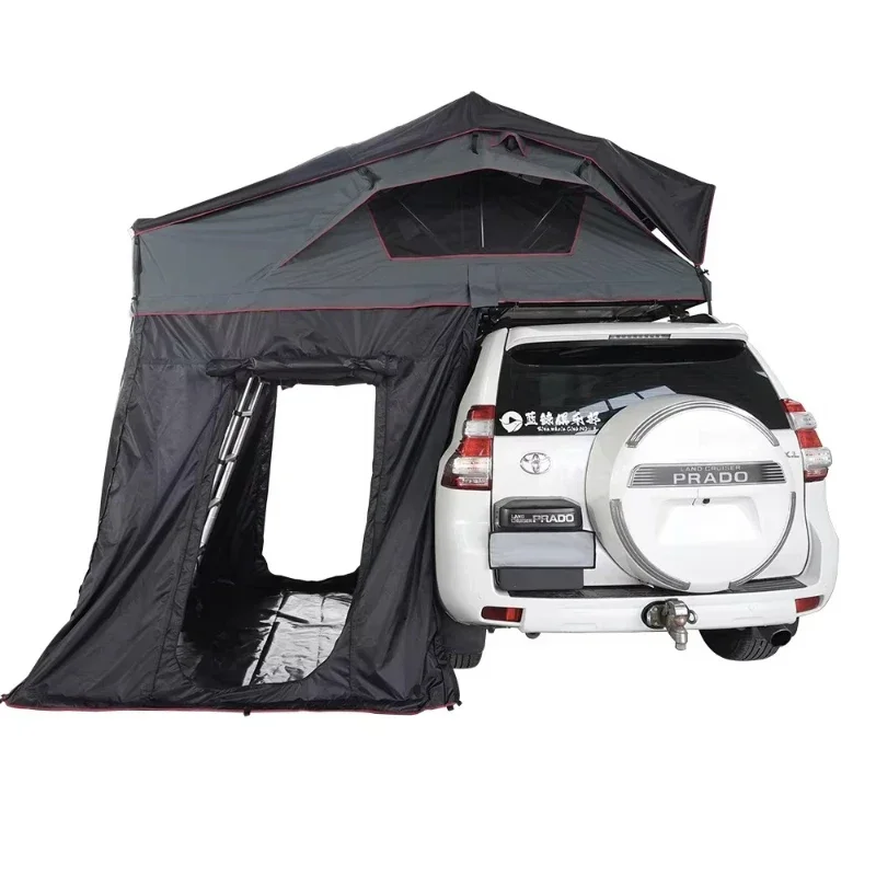 High-quality folding outdoor shell roof tent waterproof high-rise camper