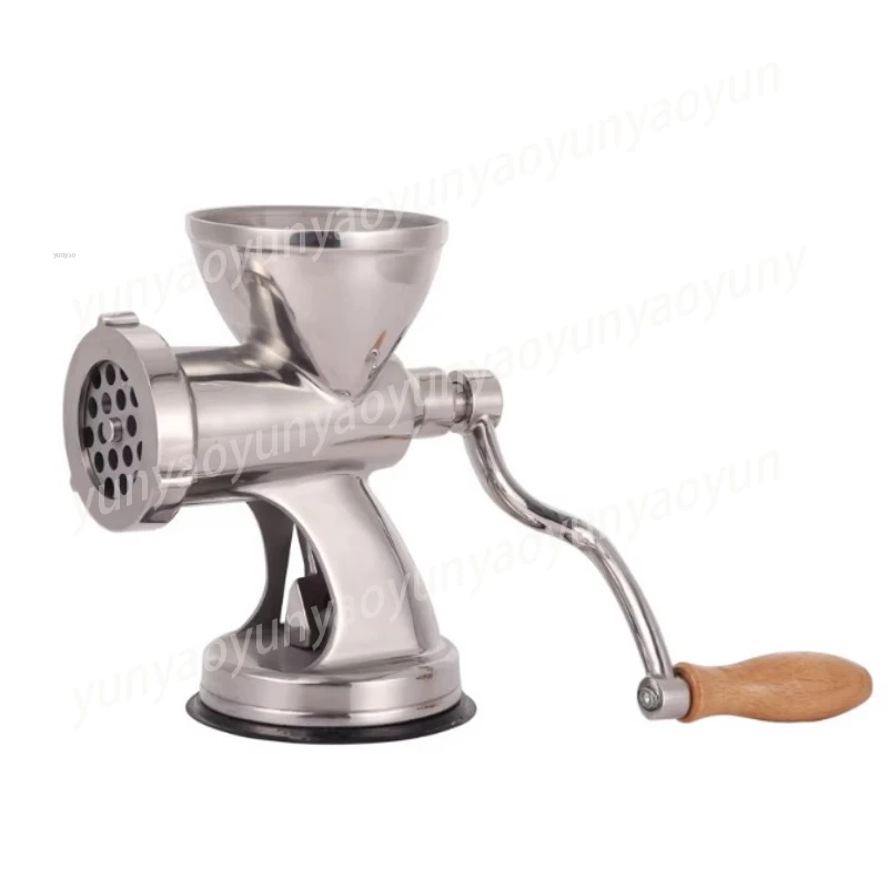 Stainless Steel Hand Meat Grinder Household Vegetable Slicer Sausage Garlic Paste Maker