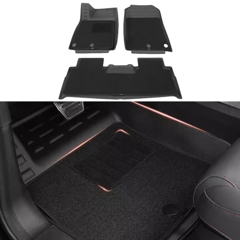 Car Environmentally Friendly Tpe Floor Mats Fit for JETOUR Traveler T2 2023 Custom Carpet Floor Mats Car Interior Accessories