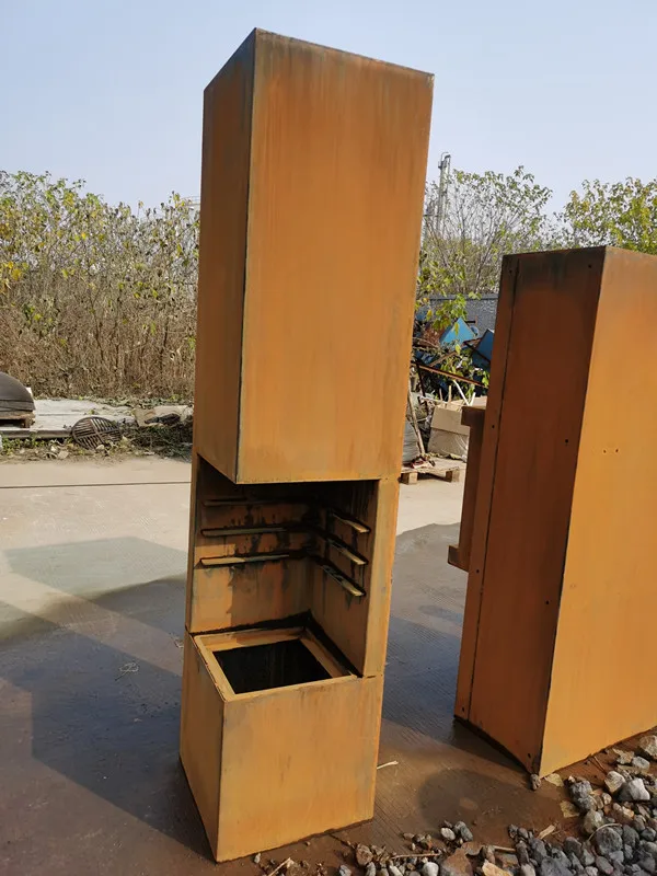 حديقة الفن تصميم في الهواء الطلق Firepit موقد حرق الأخشاب حديقة الموقد