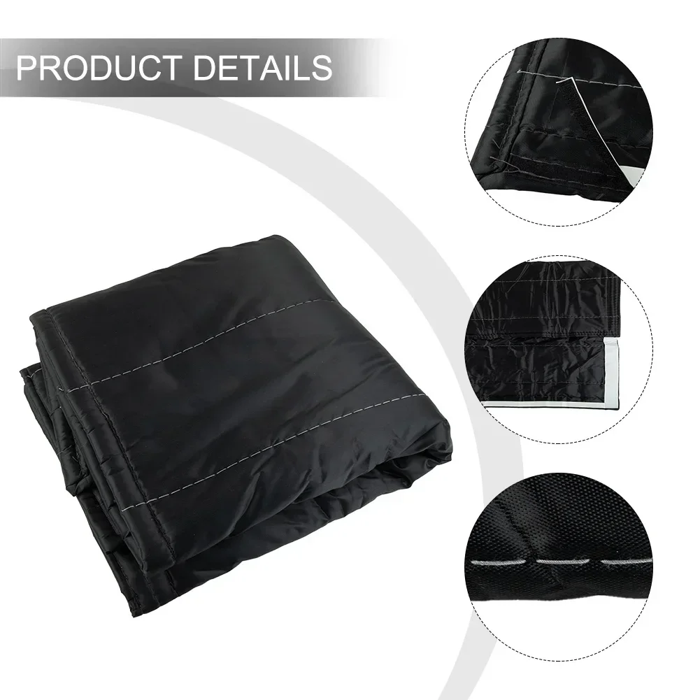 Fireproof Fiber Blanket Air Black39*32in/45*34in/51*39in Cooling Fire Furnace Blocking Blanket Fireplace Screens