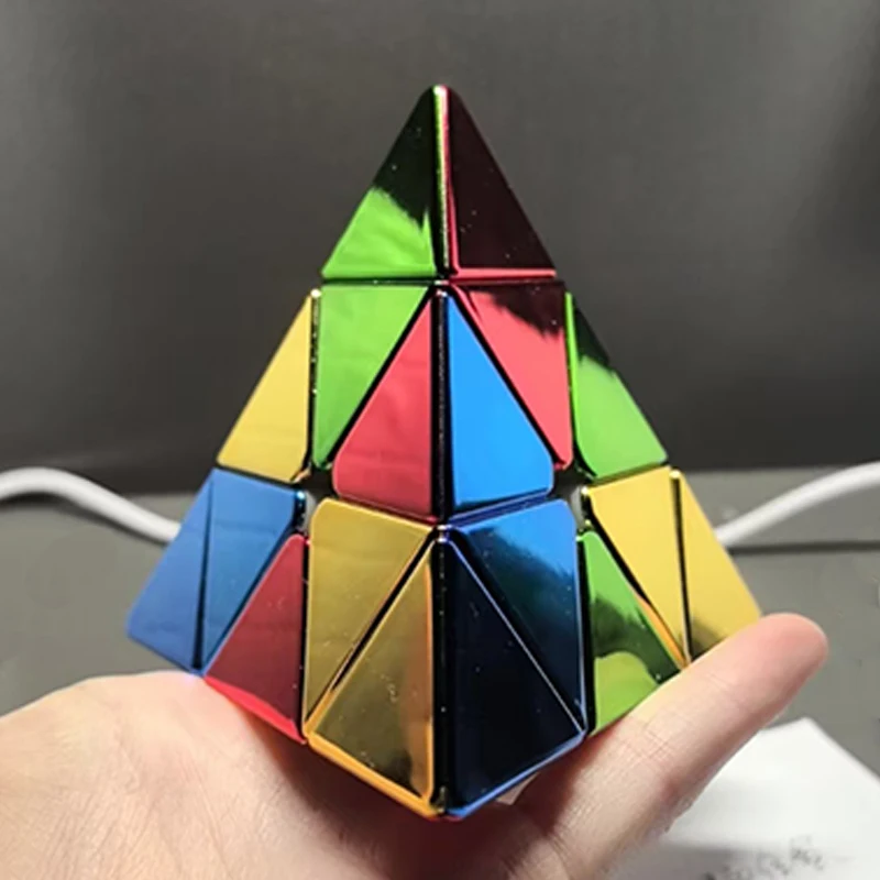Variety Pyramid Speed Cube 3x3x3 IQ Challenge Educational Toys For Adults & Kids Sensory Brain Teaser Problem Solving Calm Down