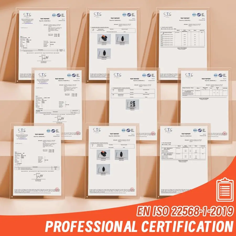 ASTM معتمد زلة أمبير EN 22568 الصلب ToeLG07 مقاومة الصلب تو أغطية الحذاء 0.94 SRO المضادة للانزلاق الجرموق مقاوم للماء العمل التمهيد