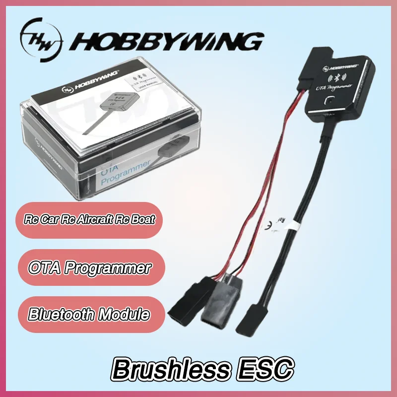 

Hobbywing OTA Programmer Bluetooth Module Xerun Ezrun Platinum Seaking Brushless ESC-RC Car, RC Aircraft, RC Boat Accessories