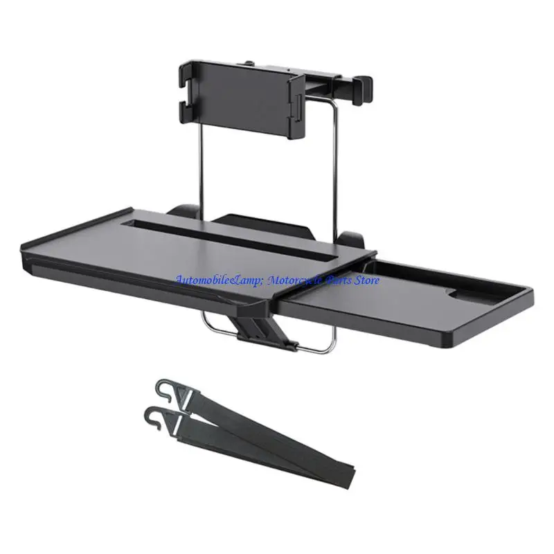 H7BD Easy Installation Foldable Car Steering Wheel Table Quick Setup Back Tray