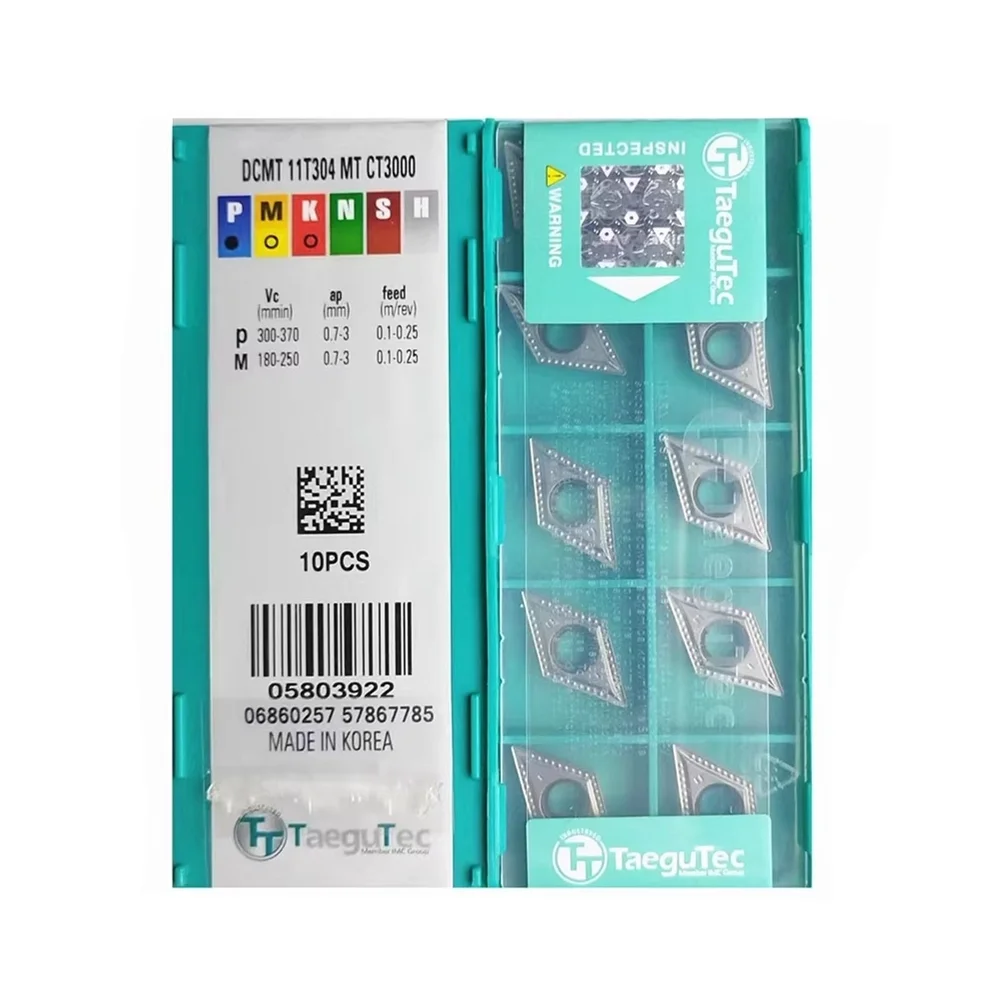 

DCMT11T304 DCMT11T308 MT CT3000 Cermet insert External turning tool high quality CNC Turning insert Steel processing lathe tool