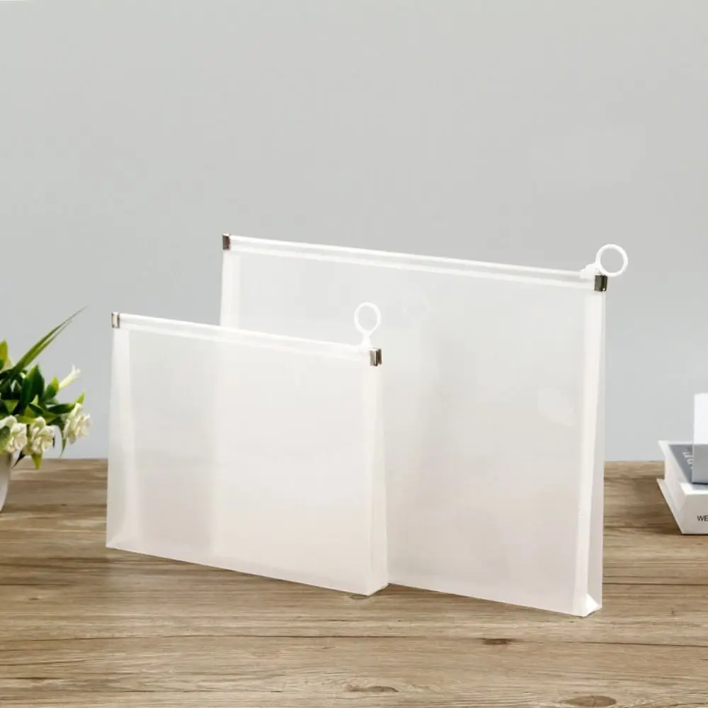 

Прозрачная сумка для хранения A4/A5/A6, водонепроницаемая сумка для документов, сумка для канцелярских принадлежностей на молнии, большая вместительная папка для офисных документов