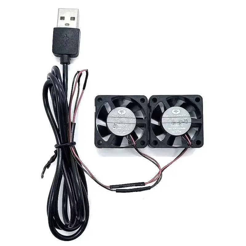2 in 1 3010 30mm 3cm Fan 5V Heat Dissipation CHA3005CS Mini Slim Set-Top Box USB Mute Dual Fan