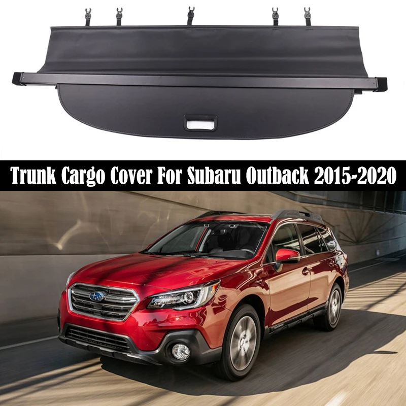 

Trunk Cargo Cover For Subaru Outback 2015-2020 Security Shield Rear Luggage Curtain Retractable Partition Privacy Car Accessorie