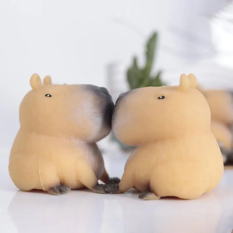 Capybara Squeeze Toy Soft Animal Squeeze Slow Rising Soft Capybara Sensory Animal For Child Adult Travel