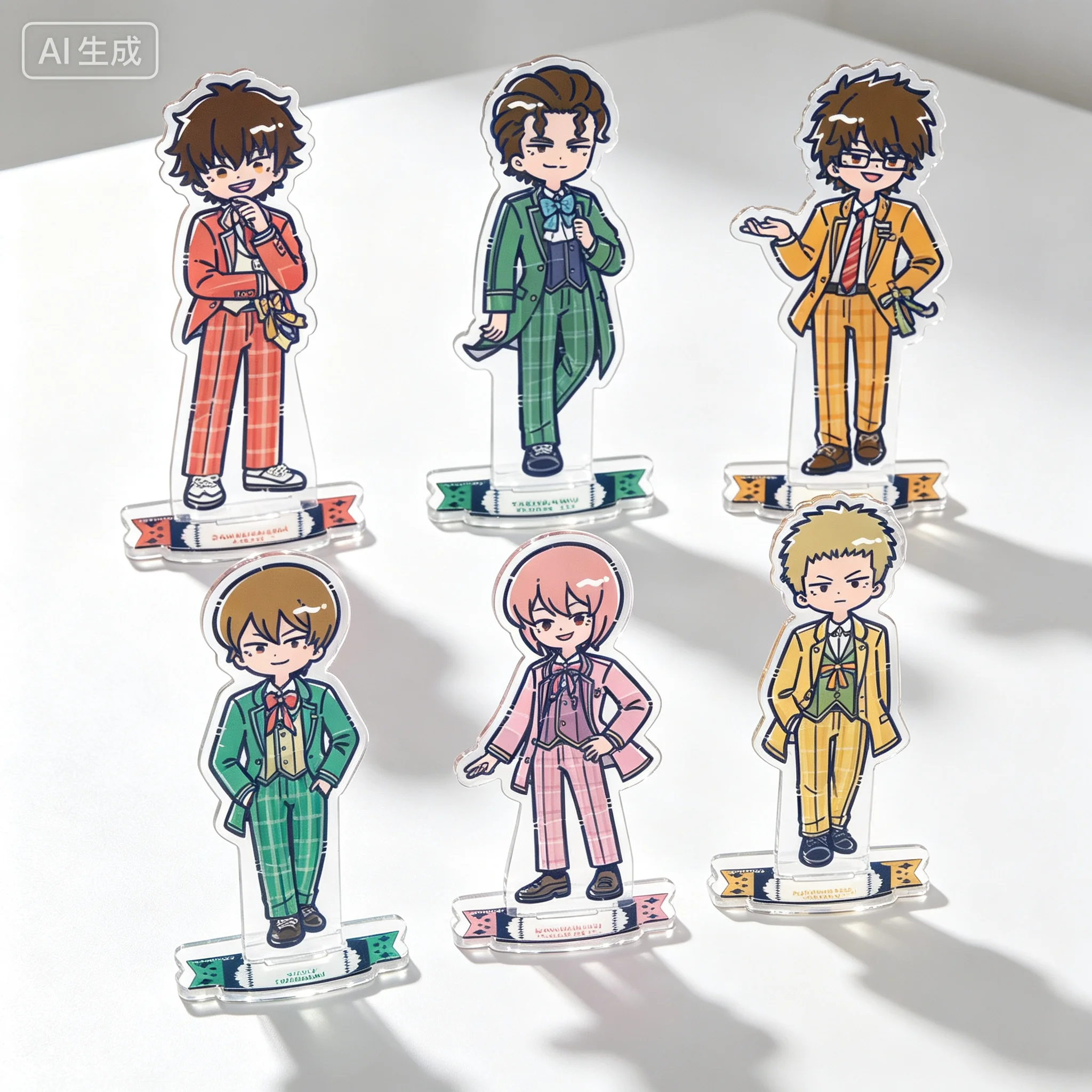 Anime Ace of Diamond Act II Sawamura Eijun Q-style Graffiti Art Style Acrylic Stand Model Plate Keychains Desktop Ornament