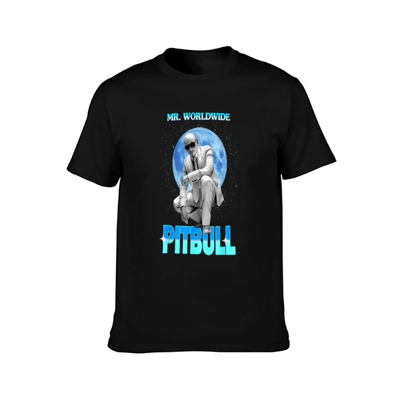 Mr. Worldwide Pit.bull Singer Superstar T-Shirt Basic Simple Design Short Sleeve Shirt T-Shirt