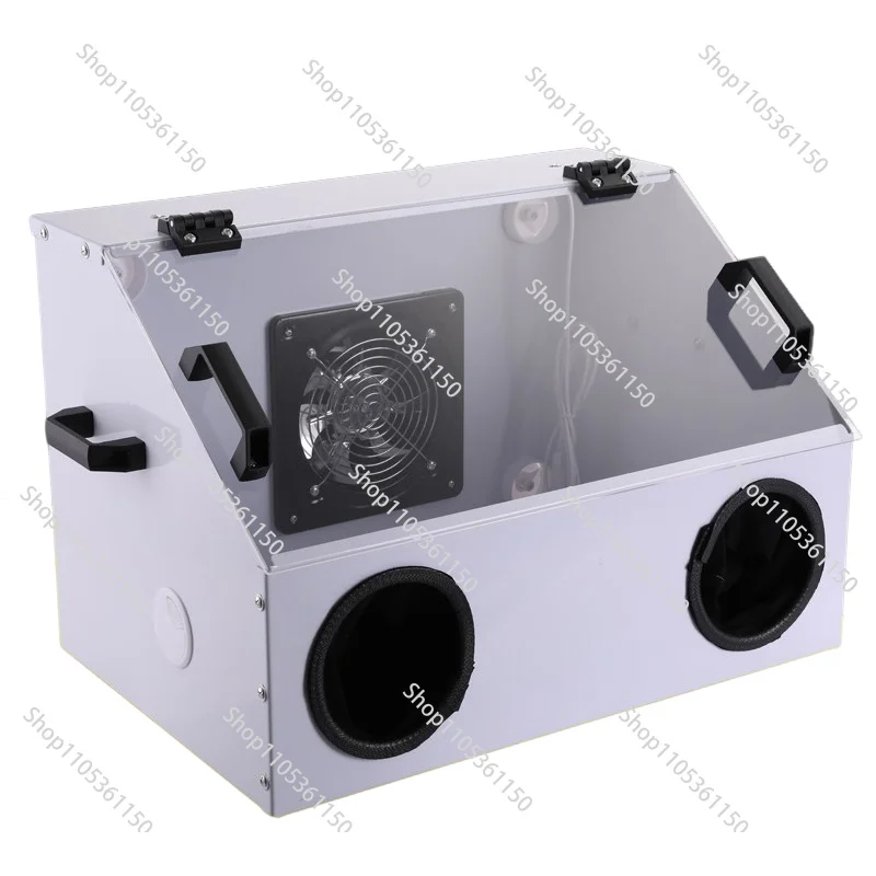 Acrylic Grinding Dust Box Portable Dust Box Metal Integrated Table Grinding  Engraving Polishing Machine Dust Proof Cover