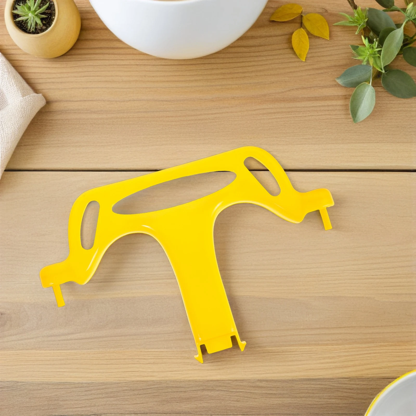 Accesorios de pasamanos oscilantes para niños, pieza de repuesto para silla, mango de seguridad, parque infantil amarillo, 2 uds.