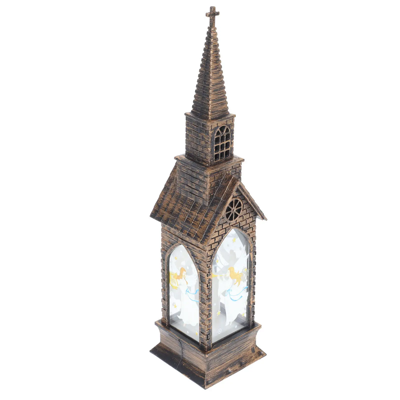 

1Pcs LED Small Wind Light Christmas Decorative Light Castle Adornment Home Tabletop Decoration Festive Atmosphere Night Lamp