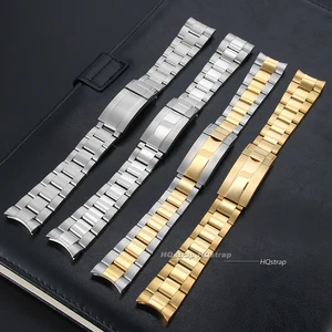 Bilezik paslanmaz çelik izle adam, bilezik metal, İstiridye, Rolex Submariner Daytona GMT, 20 ve 21 mm 8 Çekirdekli satışlar, bilezik saati tahmini-no. 6