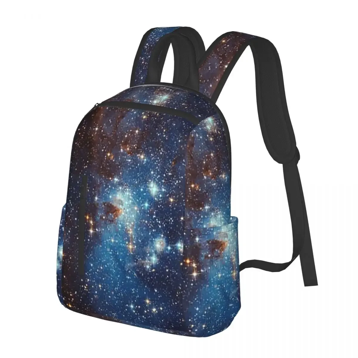 

Blue Nebula Stars Space Student Backpack School Bag Hiking Travel Daypack for Boys Girls Fashion Bookbag Shoulder Bags